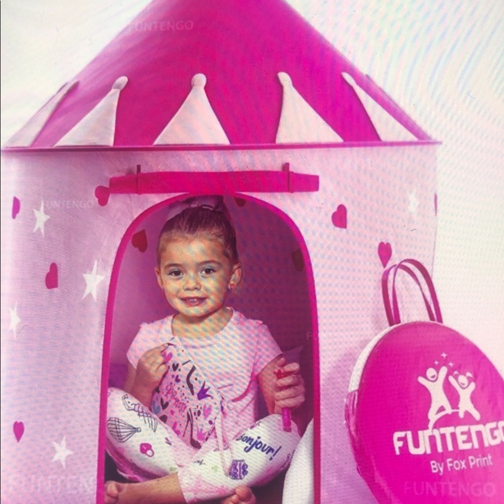 Pink Princess Play Castle Tent for Kids